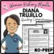 Women's History Month DIANA TRUJILLO Reading Comprehension Worksheet-Printable and Editable