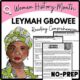 Women's History Month LEYMAH GBOWEE Reading Comprehension Worksheet-Printable and Editable