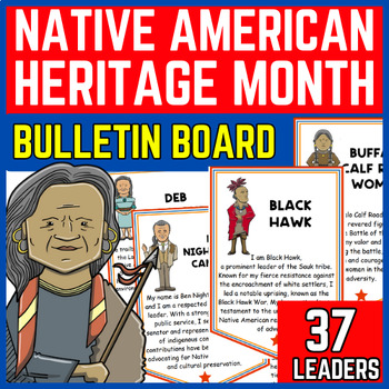 Native American Heritage Month Black History Month - Bulletin Board Craft - March