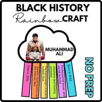 Muhammad Ali Black History Month - Bulletin Board Craft - March