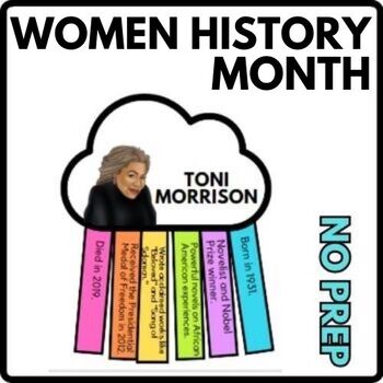 Toni Morrison Black History Month - Bulletin Board Craft - March