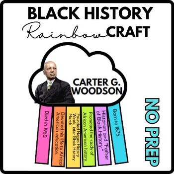 Carter G. Woodson Black History Month - Bulletin Board Craft - March