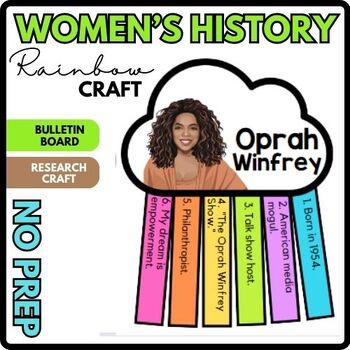 Oprah Winfrey Women's History Month - Bulletin Board Craft - March